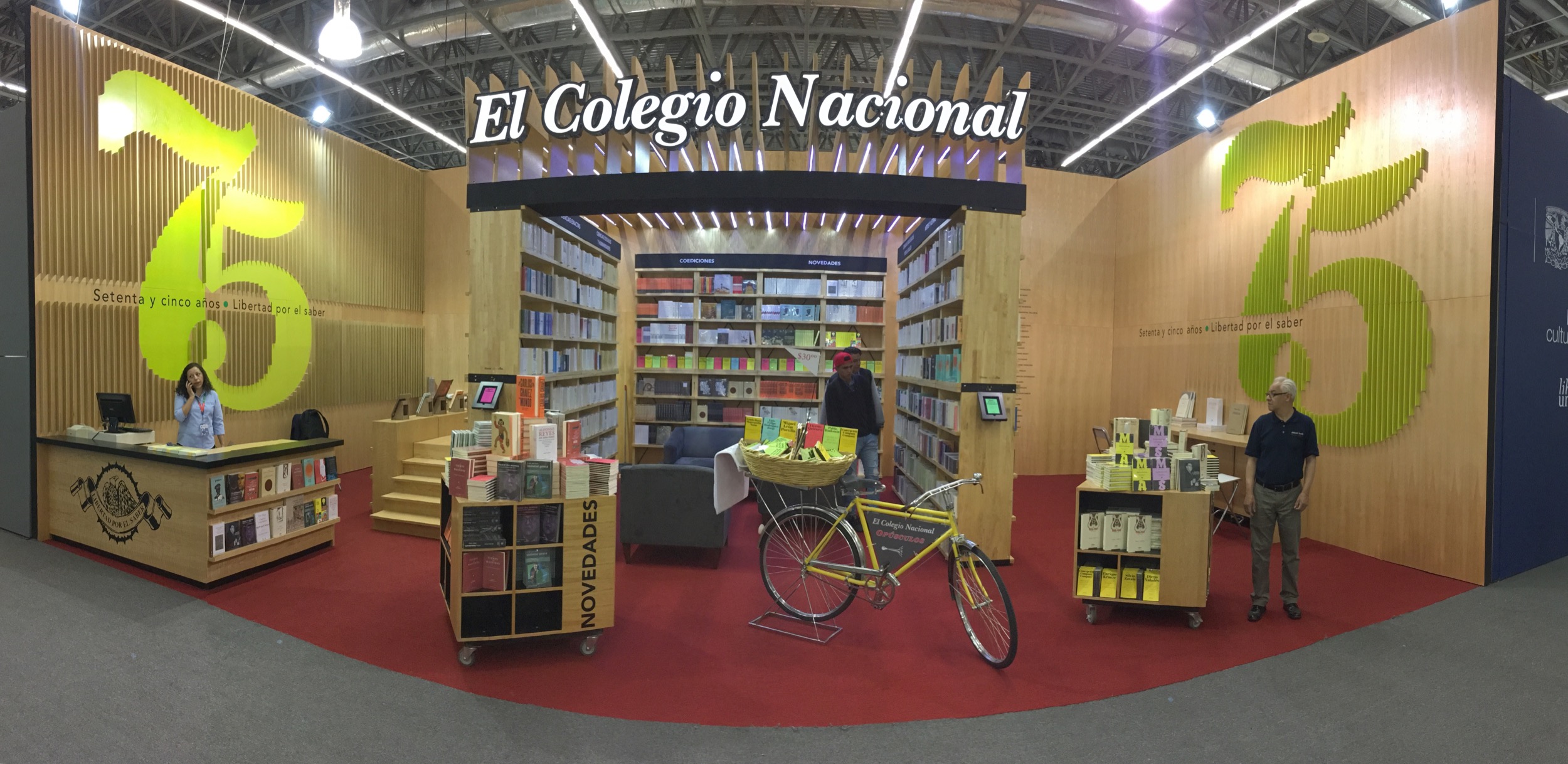 Stand Colegio Nacional, FIL 2018