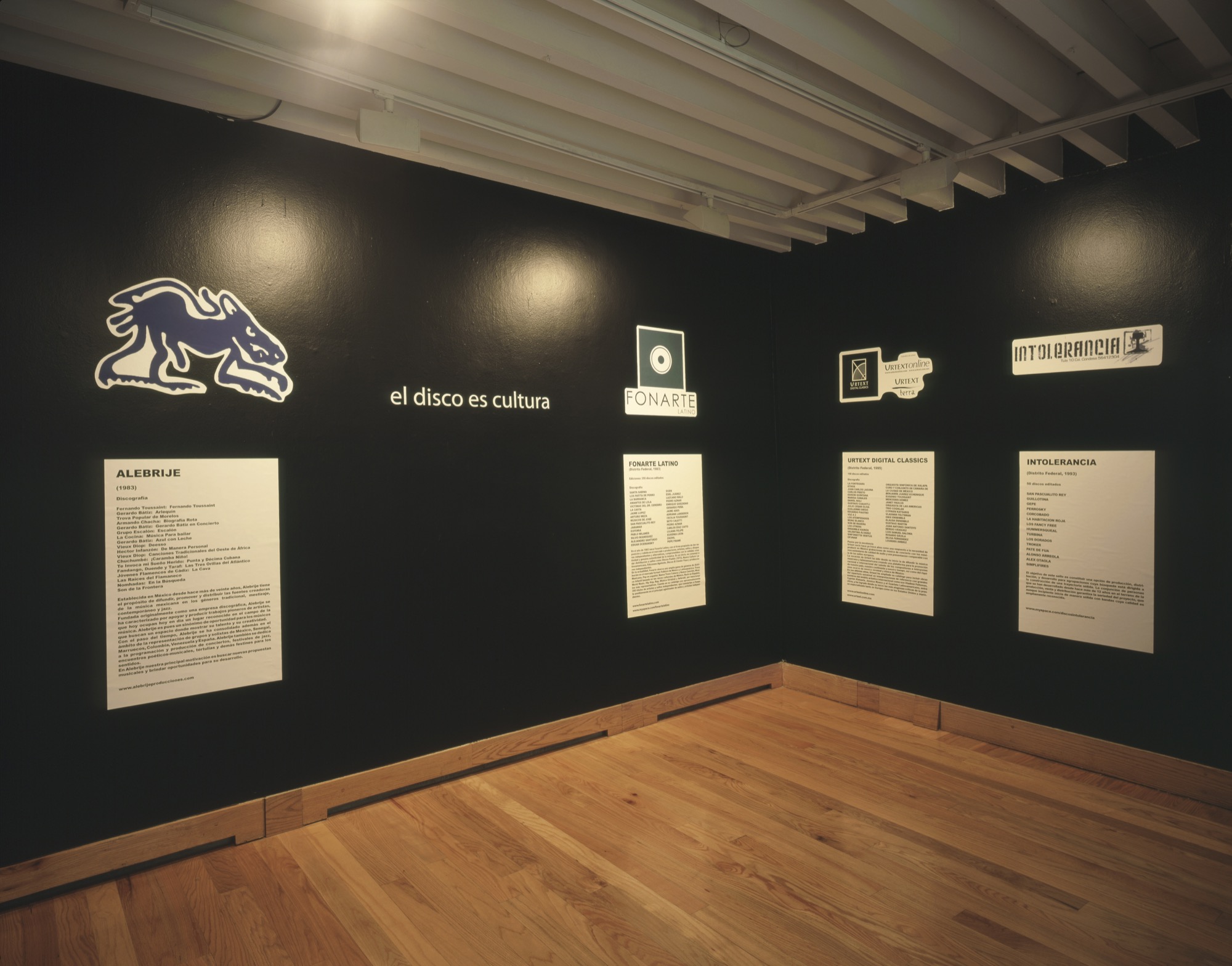 Exposición El Disco es Cultura, disqueras independientes en México.