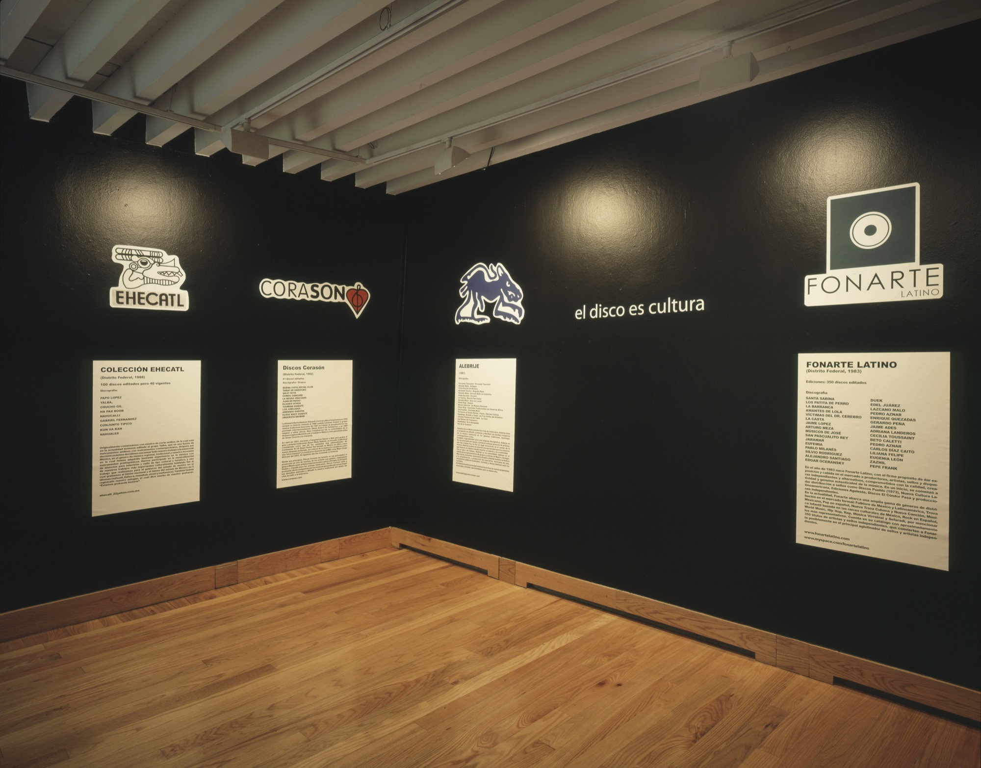 Exposición El Disco es Cultura, disqueras independientes en México.