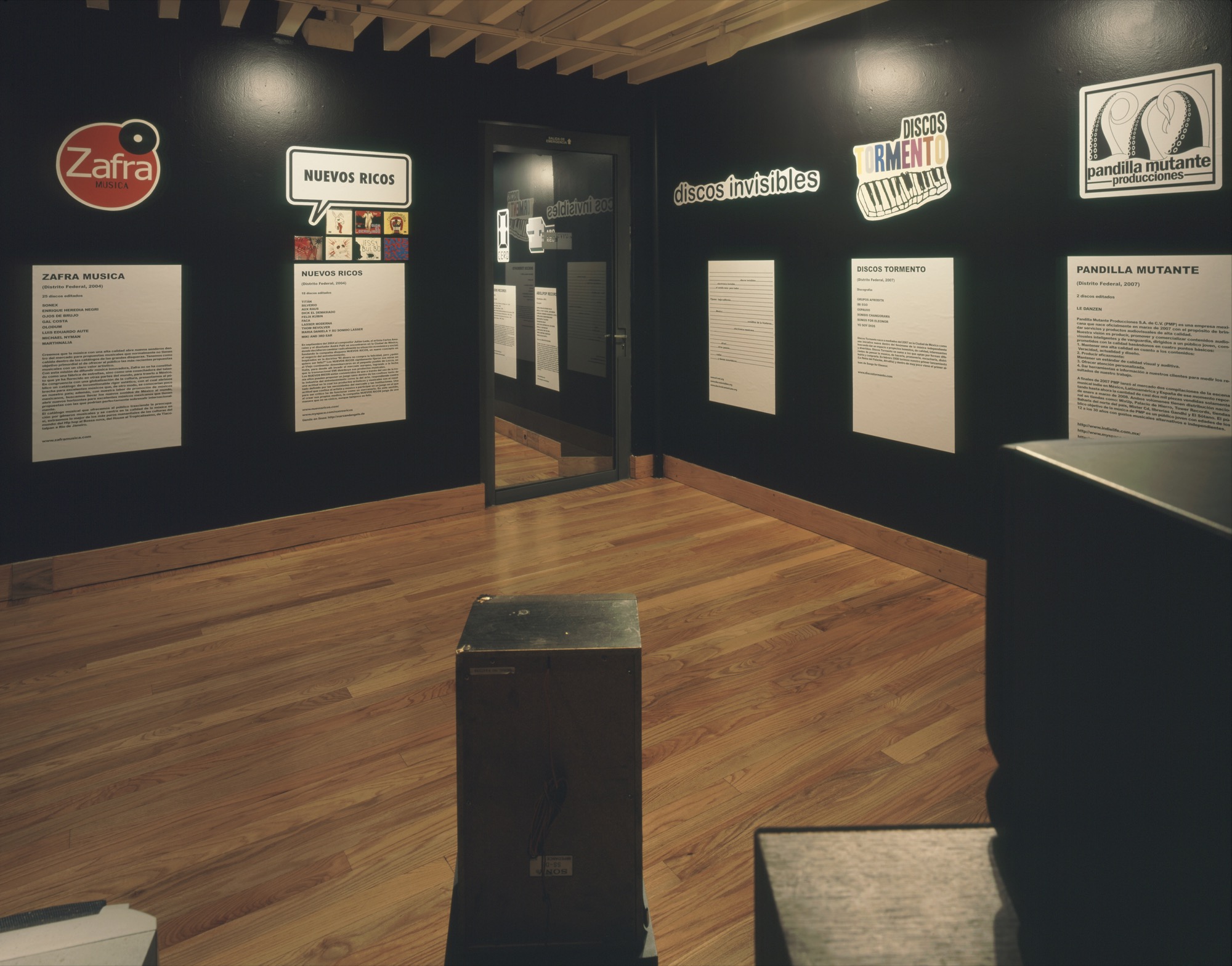 Exposición El Disco es Cultura, disqueras independientes en México.