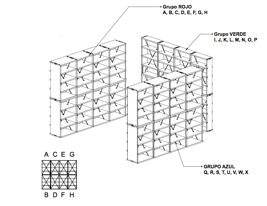 Librero para stand Colegio Nacional, FIL 2017