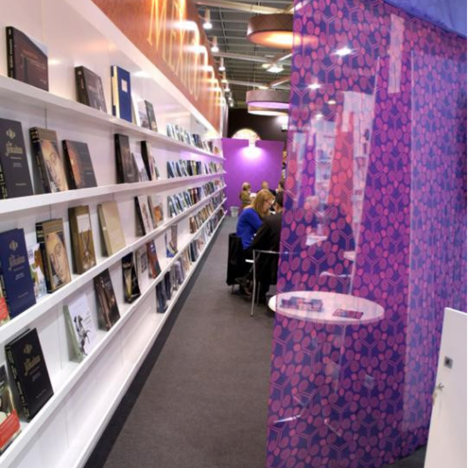 Stand México en Feria de libro en Frankfurt