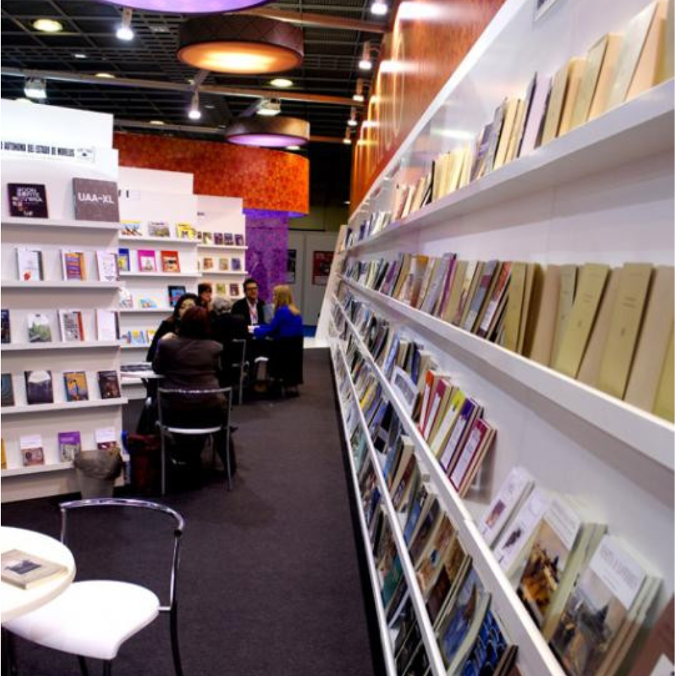 Stand México en Feria de libro en Frankfurt