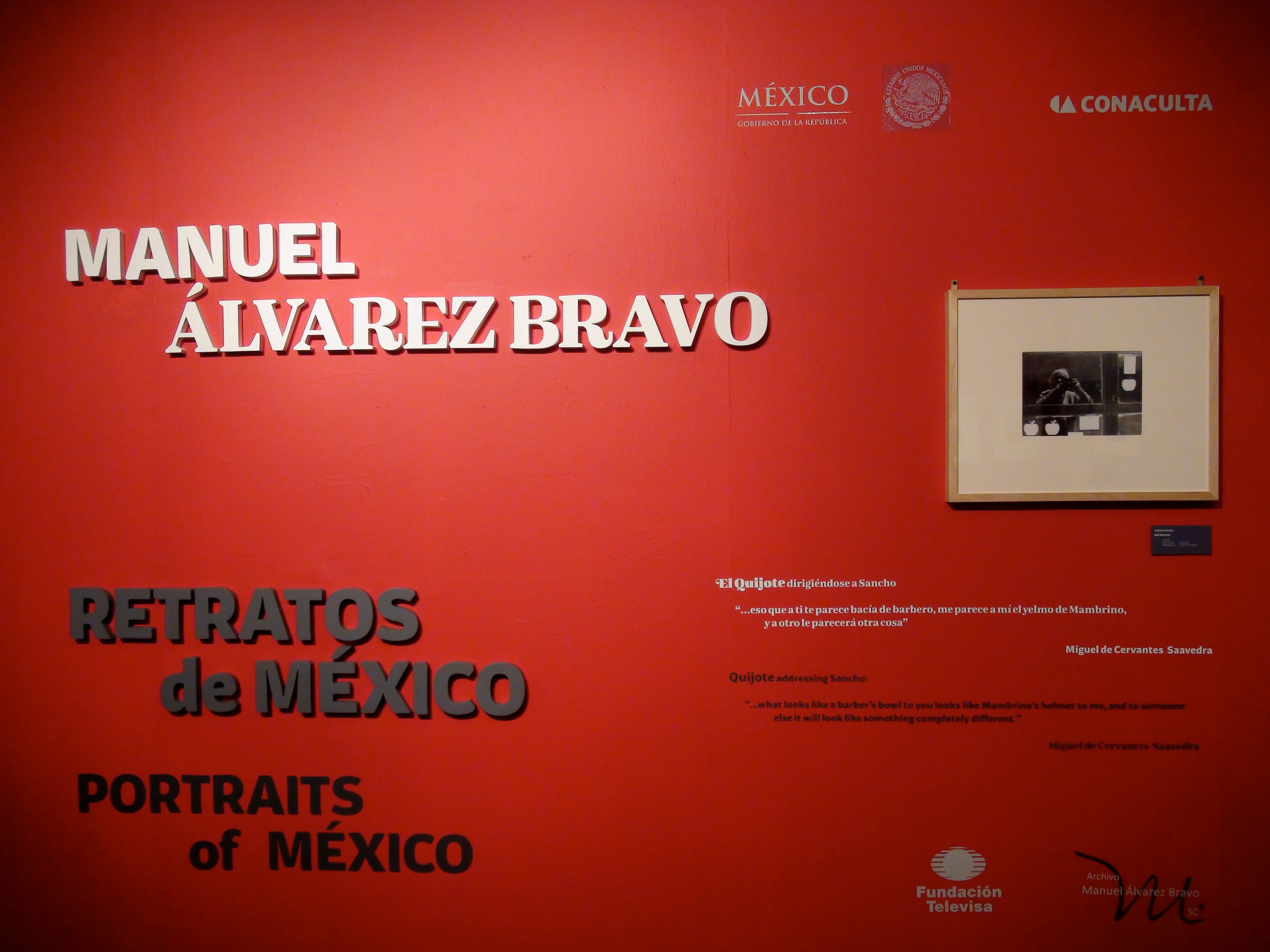 Exposición Retratos de México de Manuel Álvarez Bravo