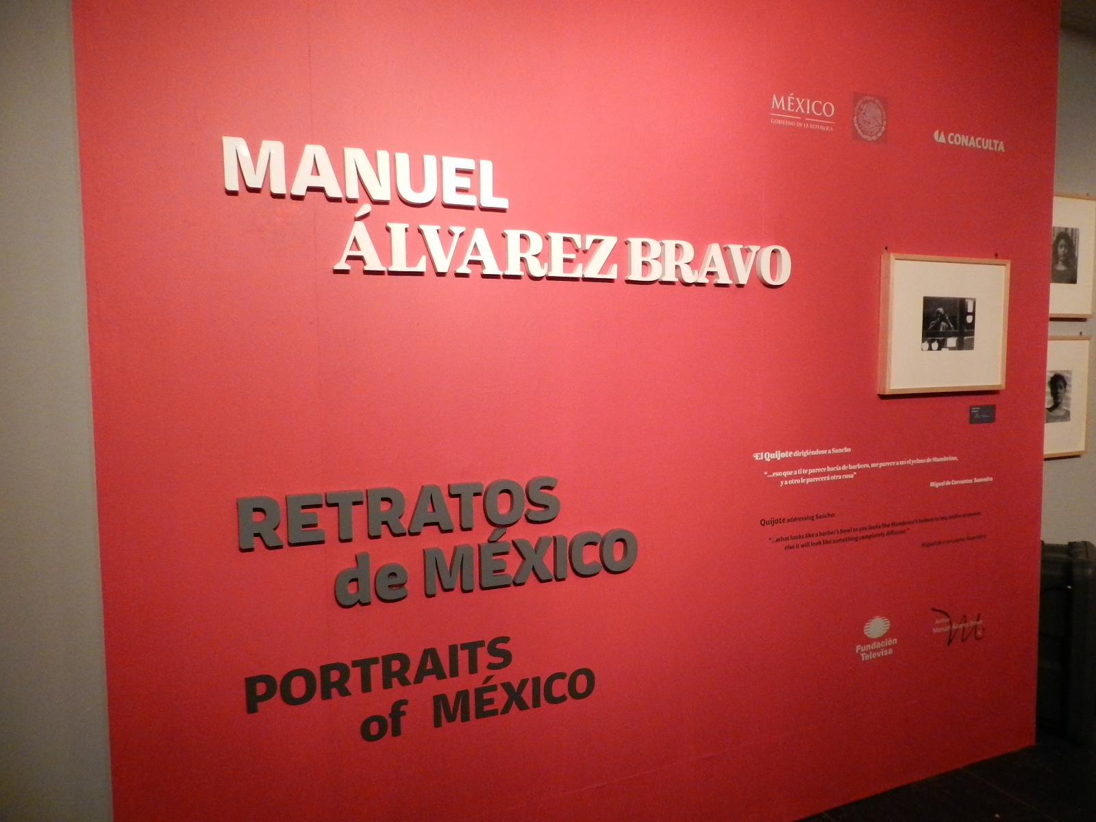 Exposición Retratos de México de Manuel Álvarez Bravo