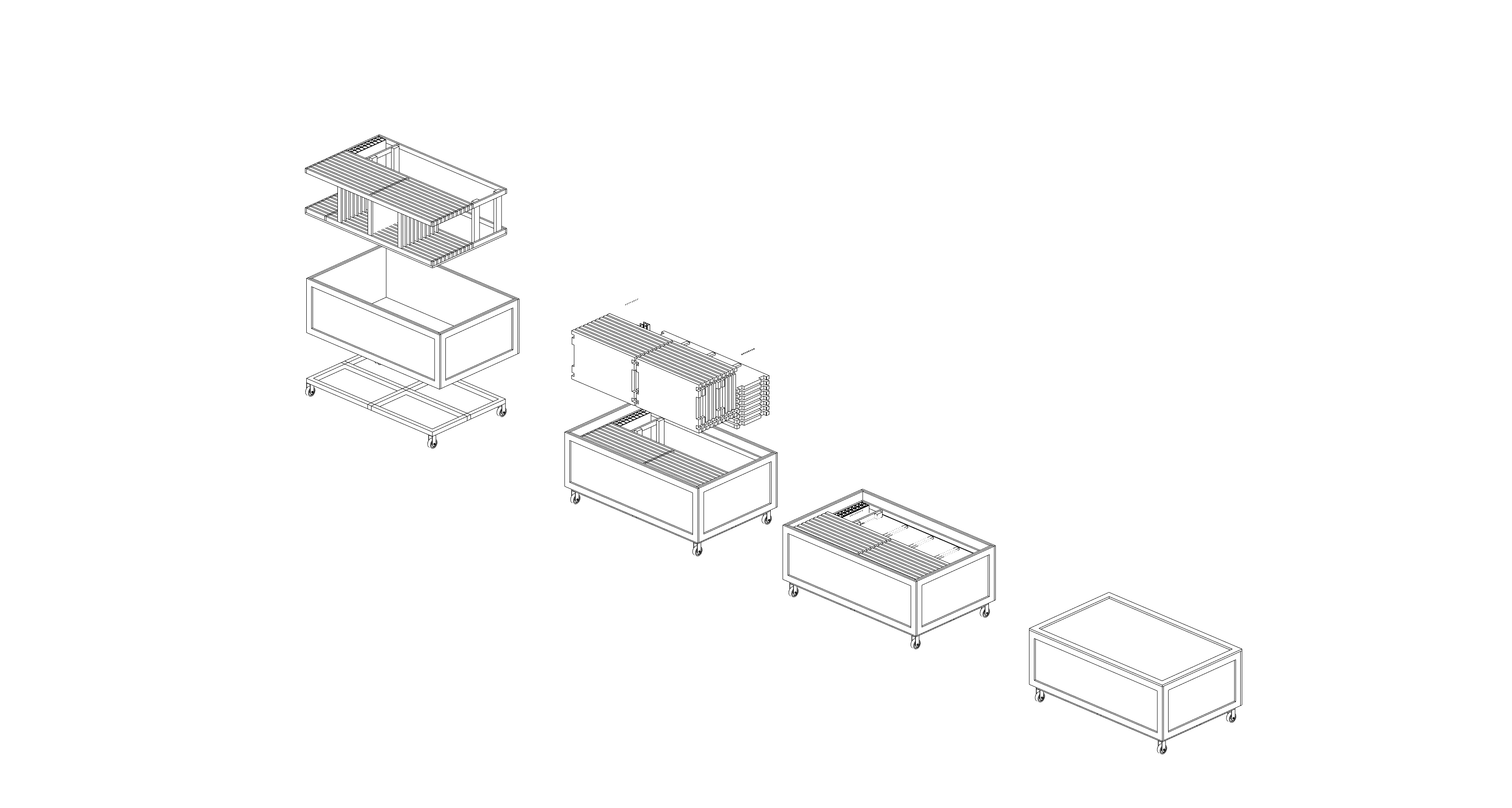 Librero para stand Colegio Nacional, FIL 2017