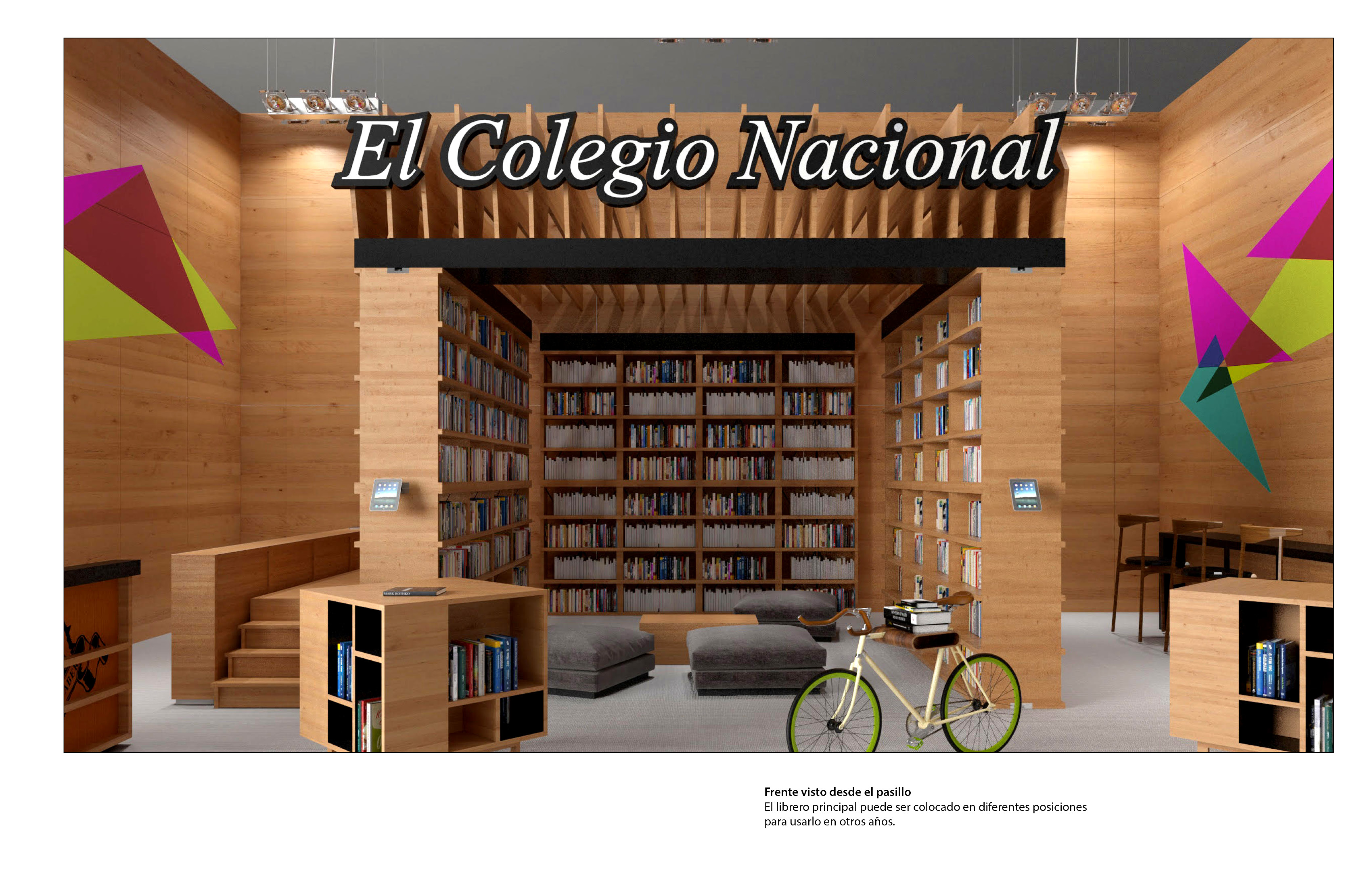 Propuesta stand COLEGIO NACIONAL  FIL 2017