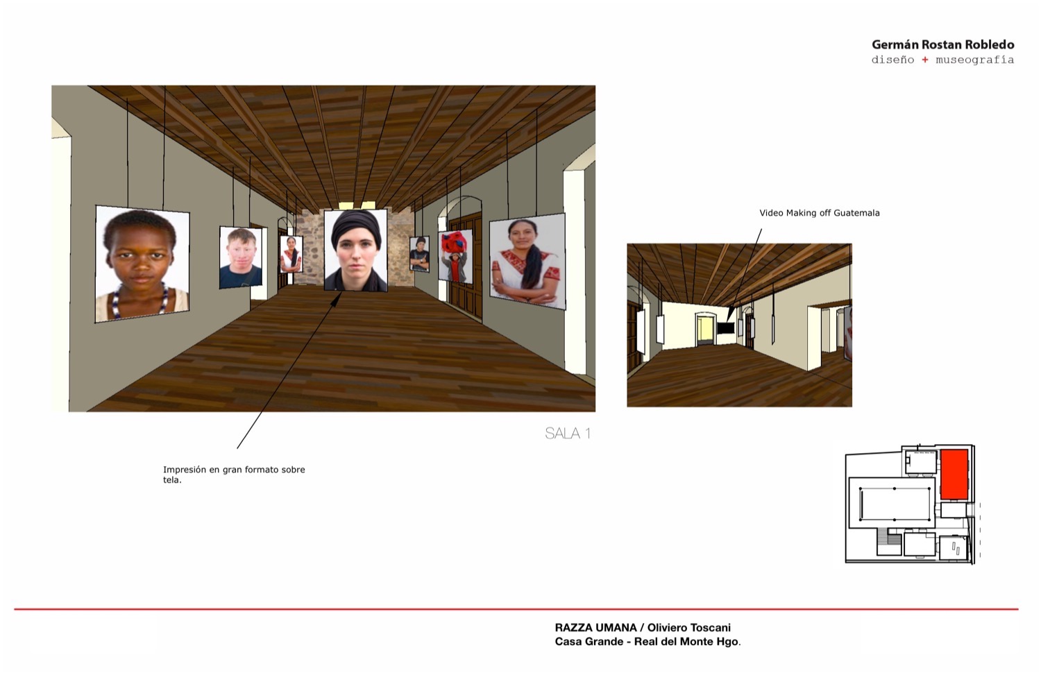 Propuesta Exposición Razza UMANA de Oliviero Toscani