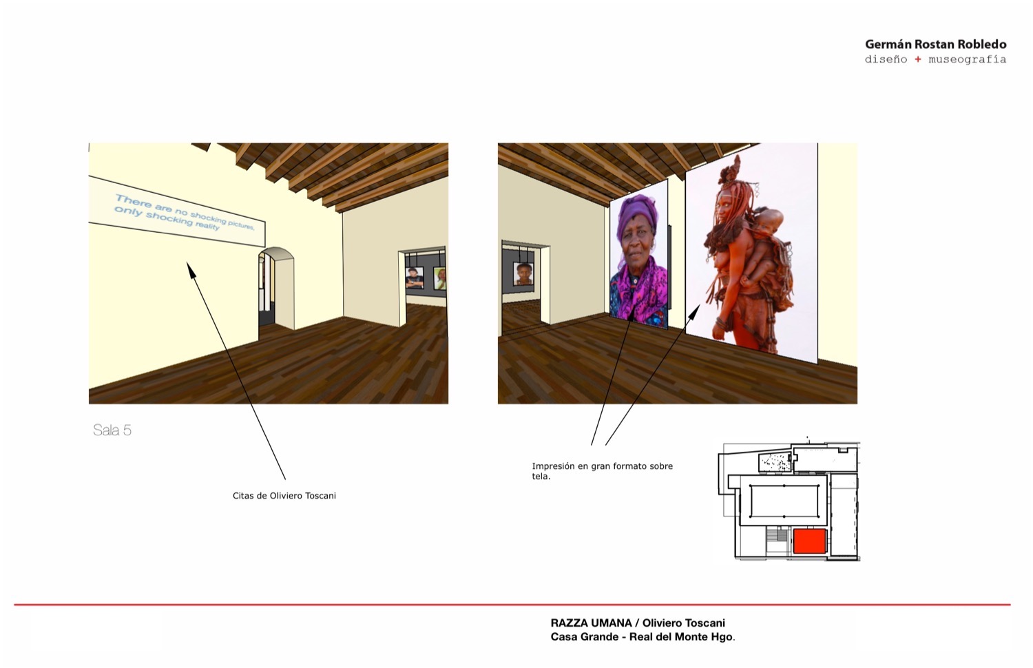 Propuesta Exposición Razza UMANA de Oliviero Toscani