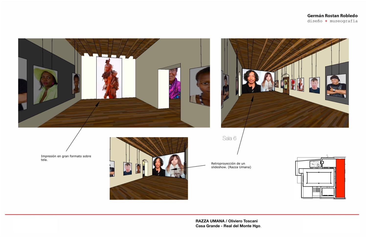 Propuesta Exposición Razza UMANA de Oliviero Toscani